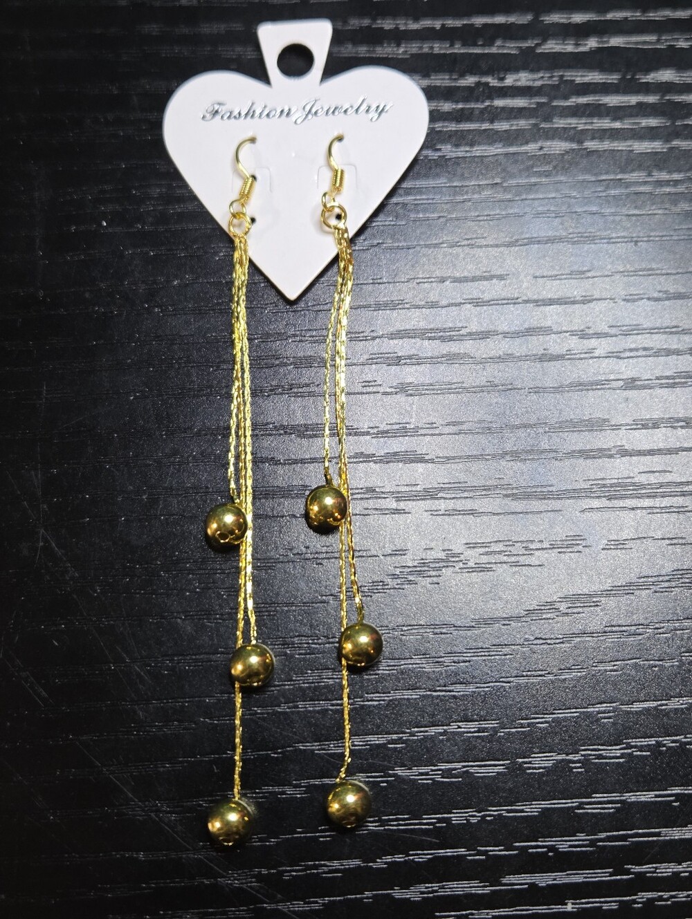 Fashion Jewelry Gold Long Dangle Earrings